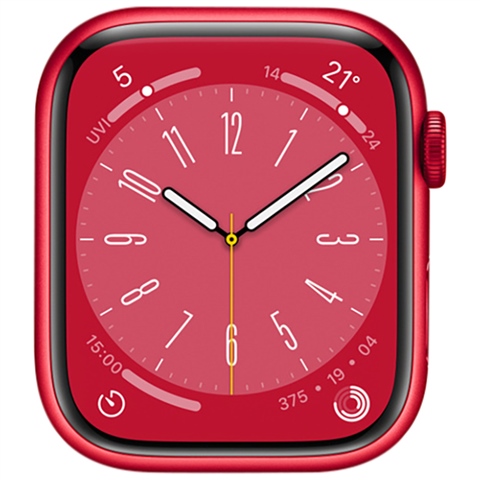 Watch Series 8 GPS NO STRAP PRODUCT RED Aluminium 45mm B